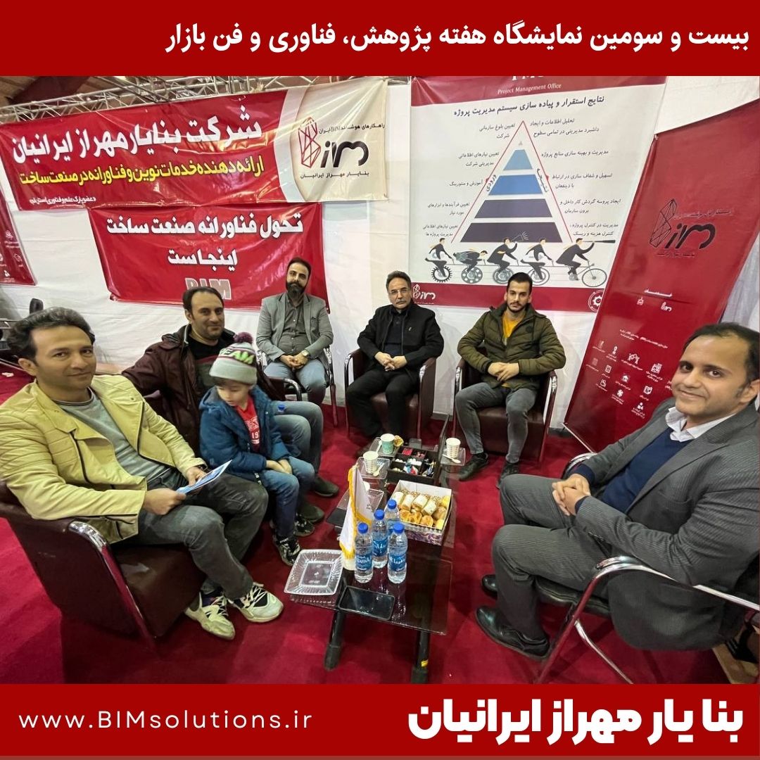 حضور آقای مهندس کربلایی، رضا محمودی و روح الله دارابی از اعضای فرهیخته و هیئت مدیره سازمان نظام مهندسی ساختمان استان قم در غرفه بنا یار مهراز ایرانیان